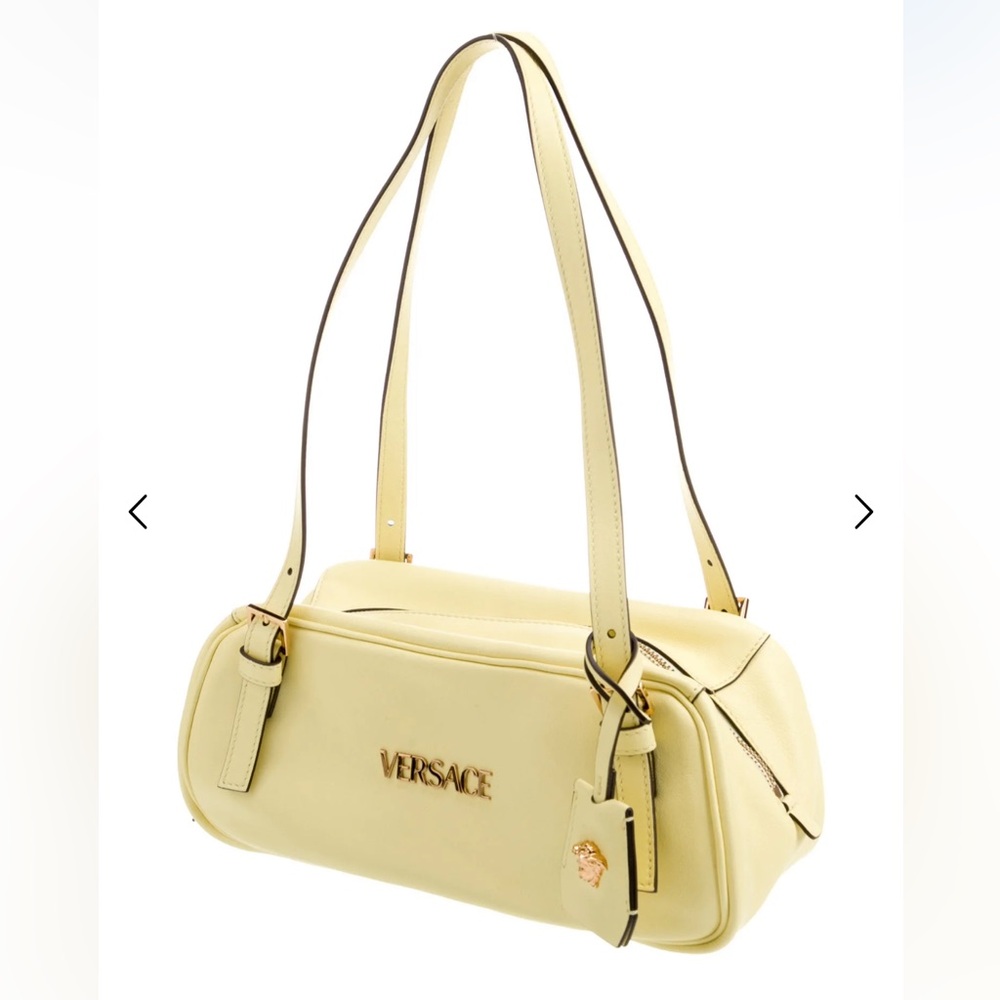 Versace Tag Nappa Bowling Bag